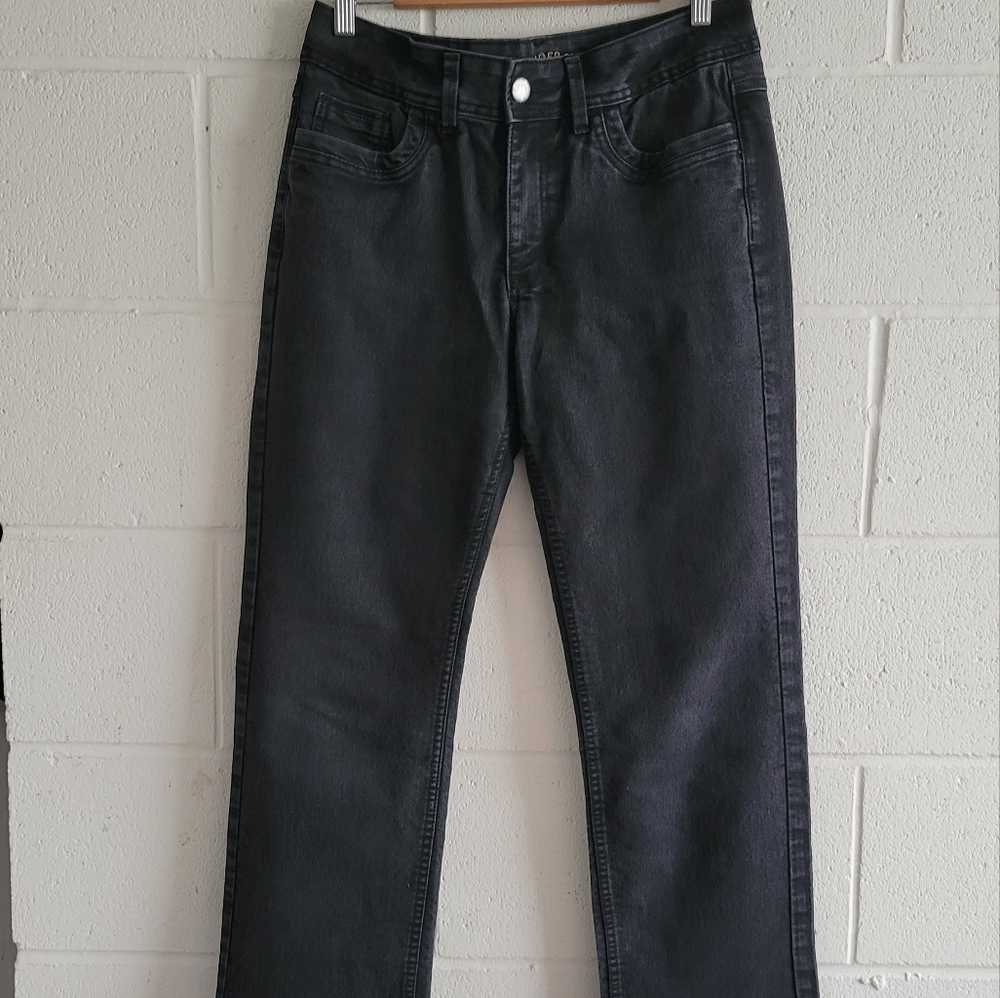 Riders By Lee Black Stretch Jeans Straight Leg